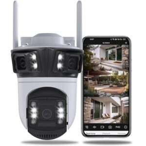 Wifi Three View 3MP+3MP +3MP Outdoor CCTV Camera  ICSEE