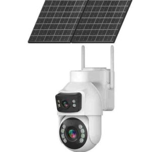 Solar 6MP Dual View Outdoor Siren 10x Zoom Camera Hi-easy
