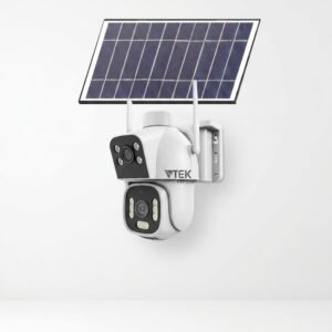 Solar 6MP Dual View Outdoor Siren Camera Hi-easy