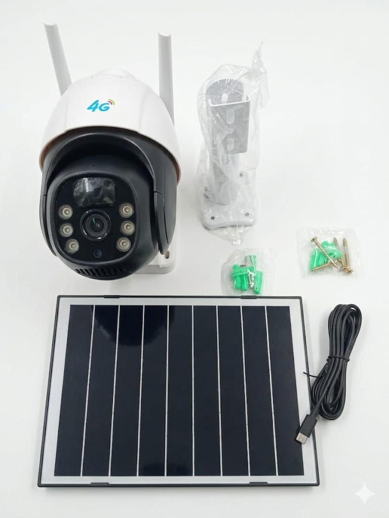 Solar 5MP Outdoor CCTV Camera V380